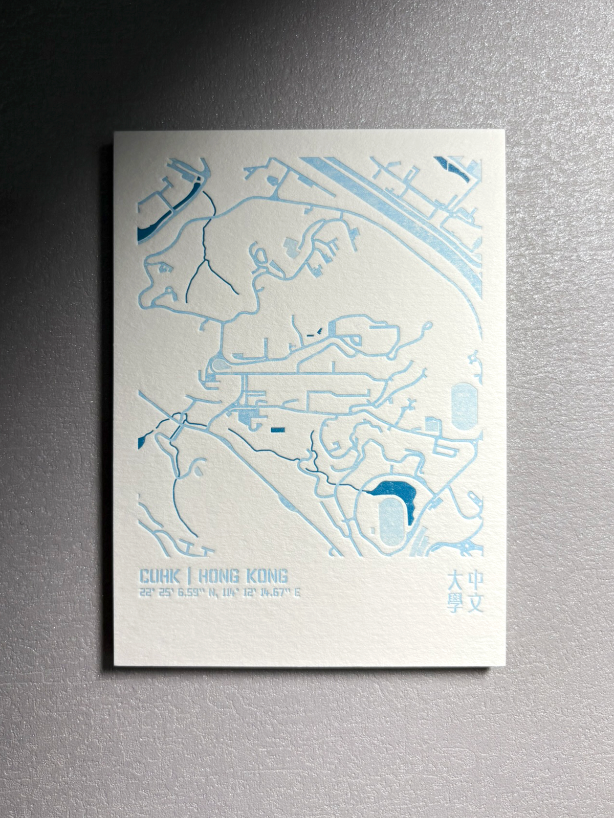 Urban Fabric Letterpress Postcard 