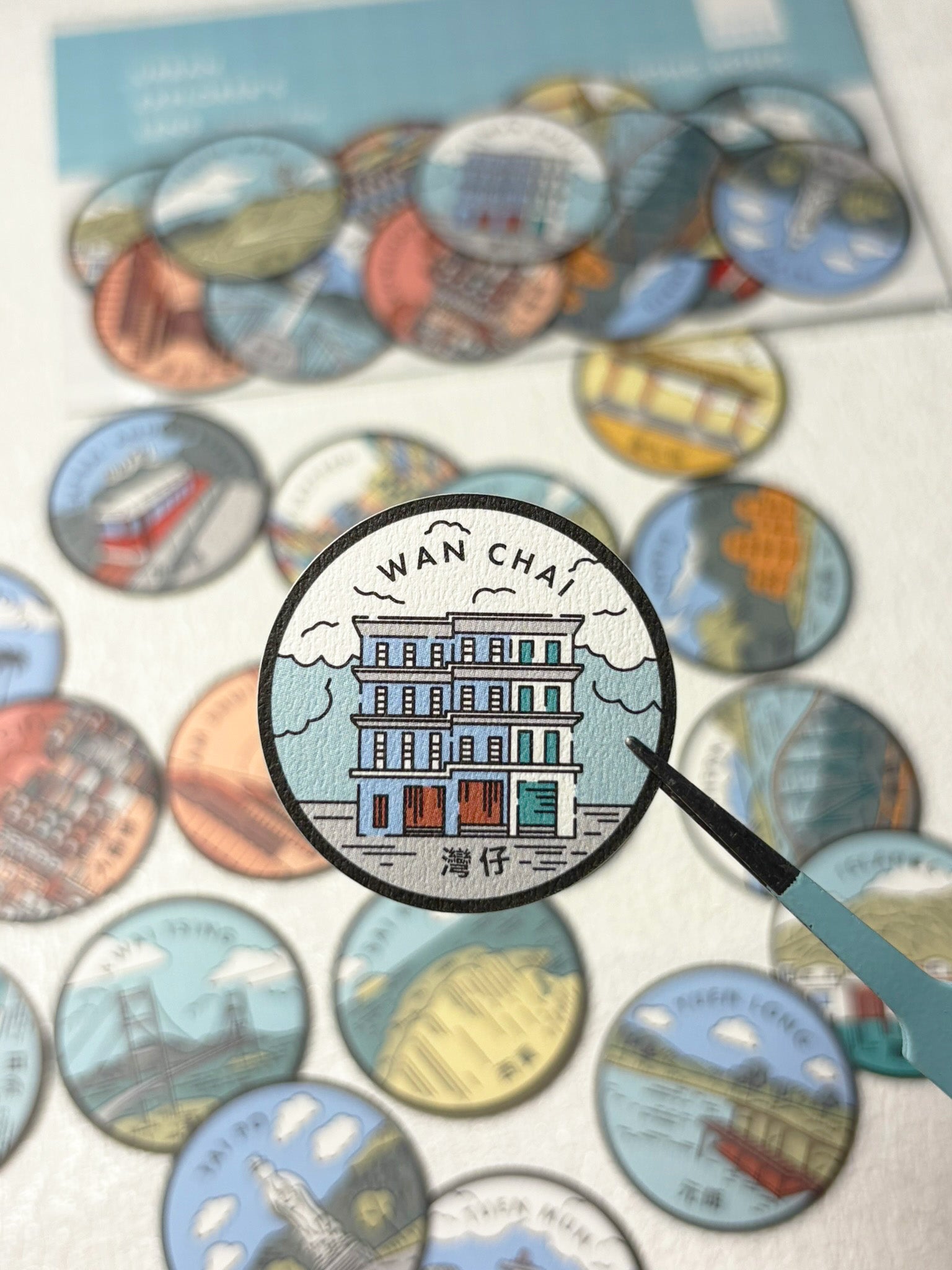 Urban Explorer's lens - Hong Kong Edition Stickers set (18 pcs)