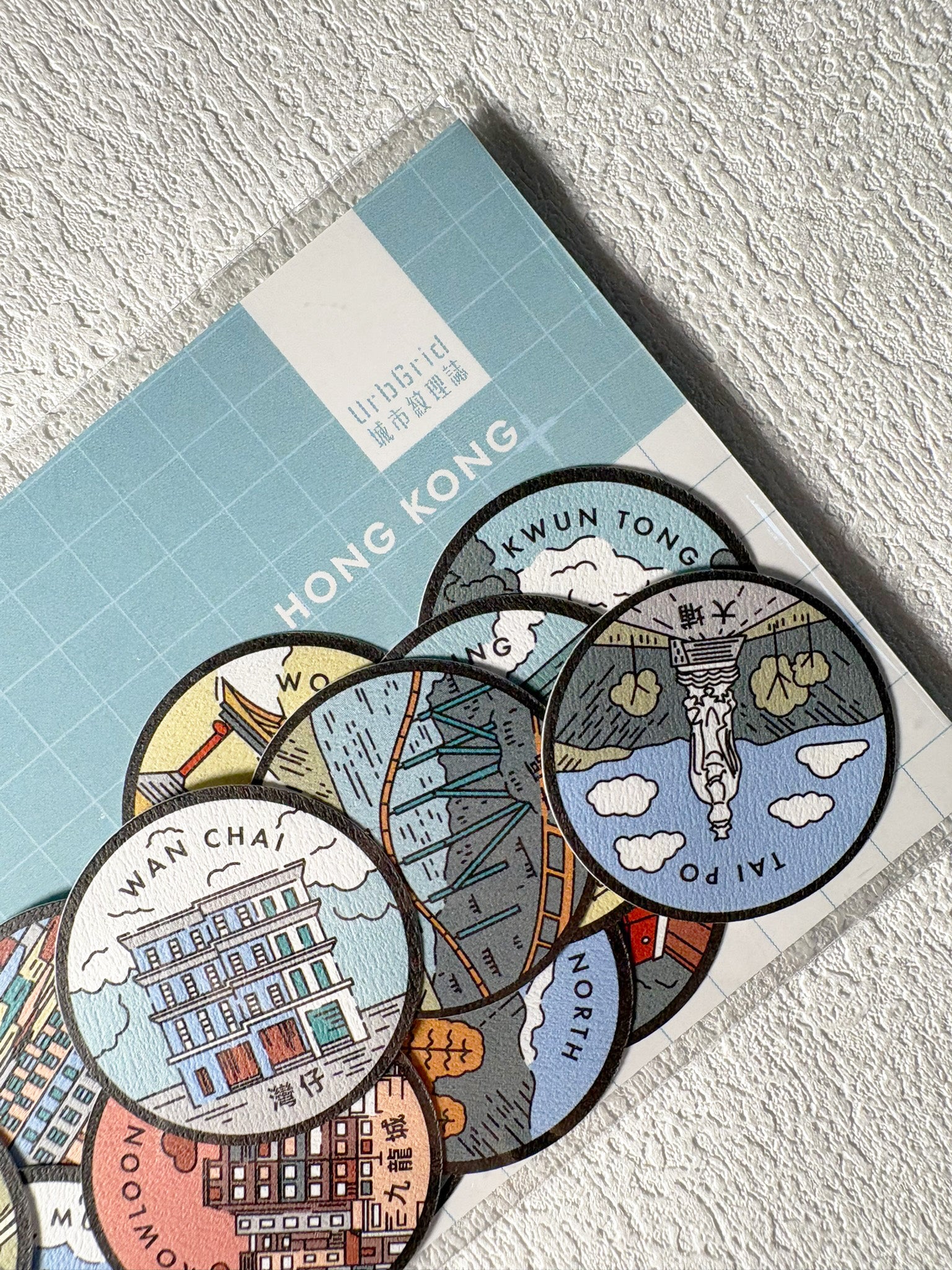 Urban Explorer's lens - Hong Kong Edition Stickers set (18 pcs)