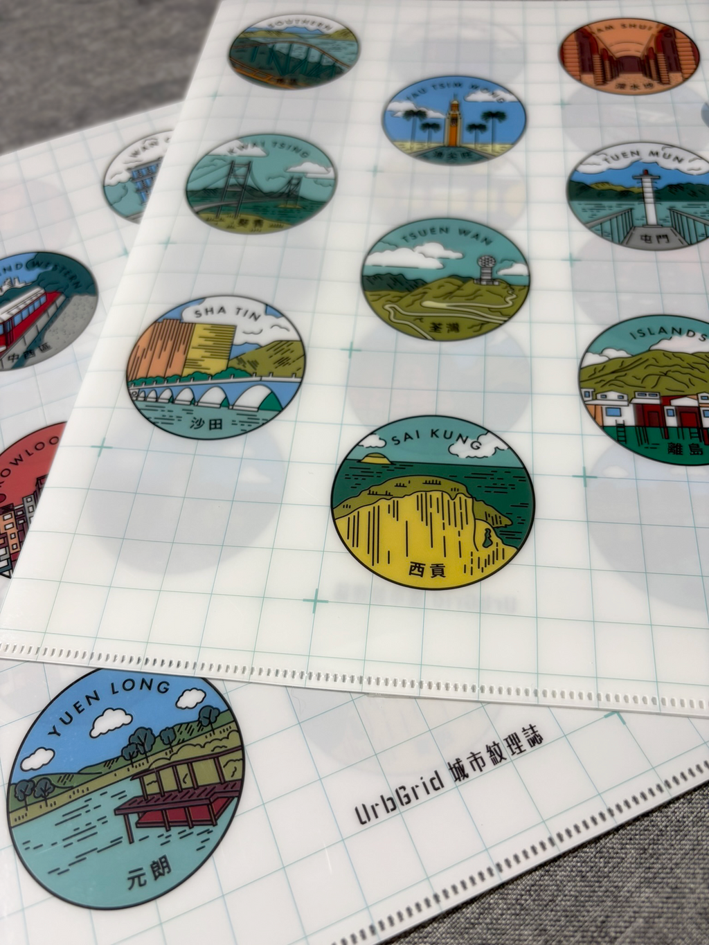 城市探索圖鑑A4文件夾