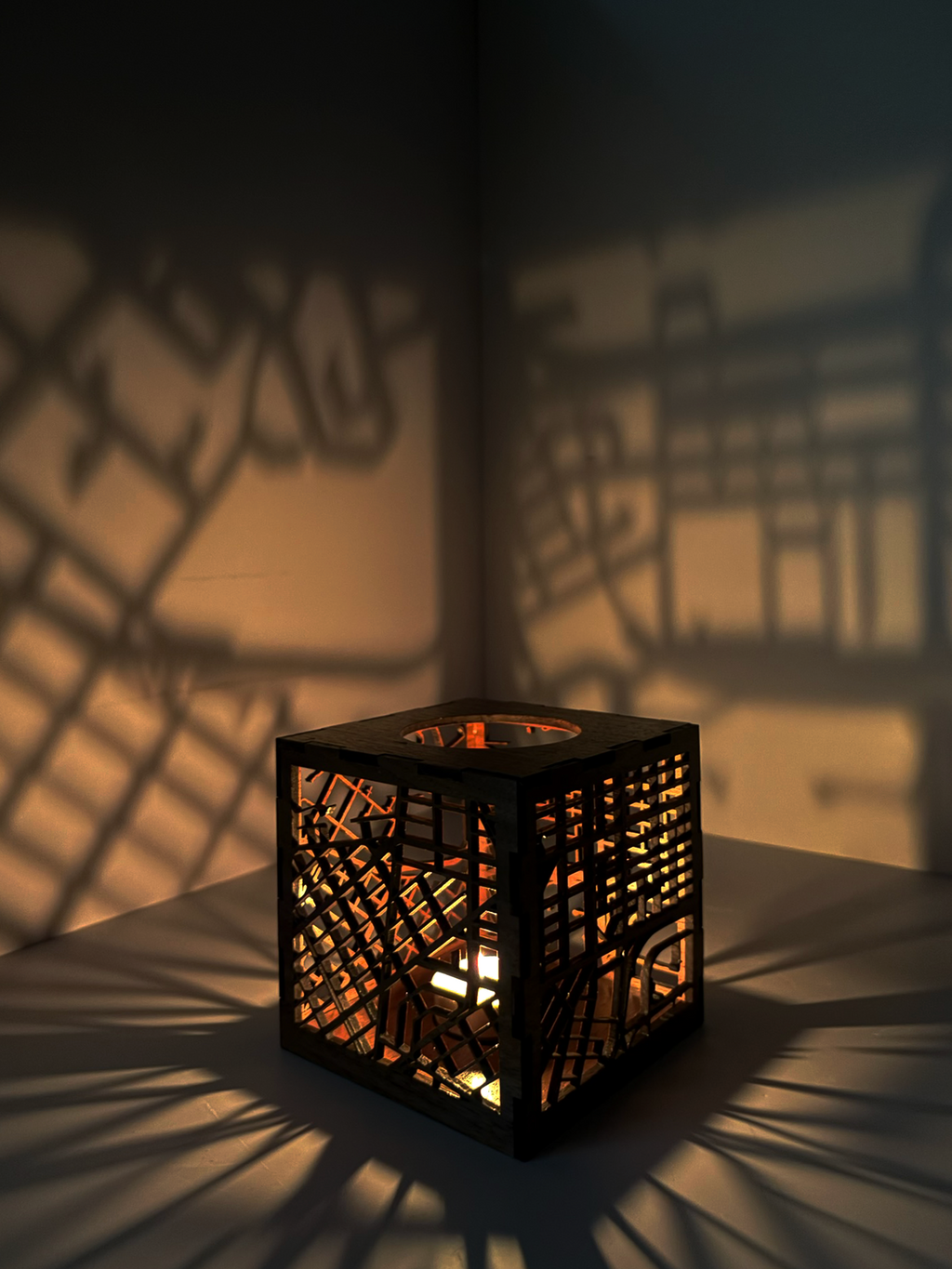 城市肌理小蠟燭座