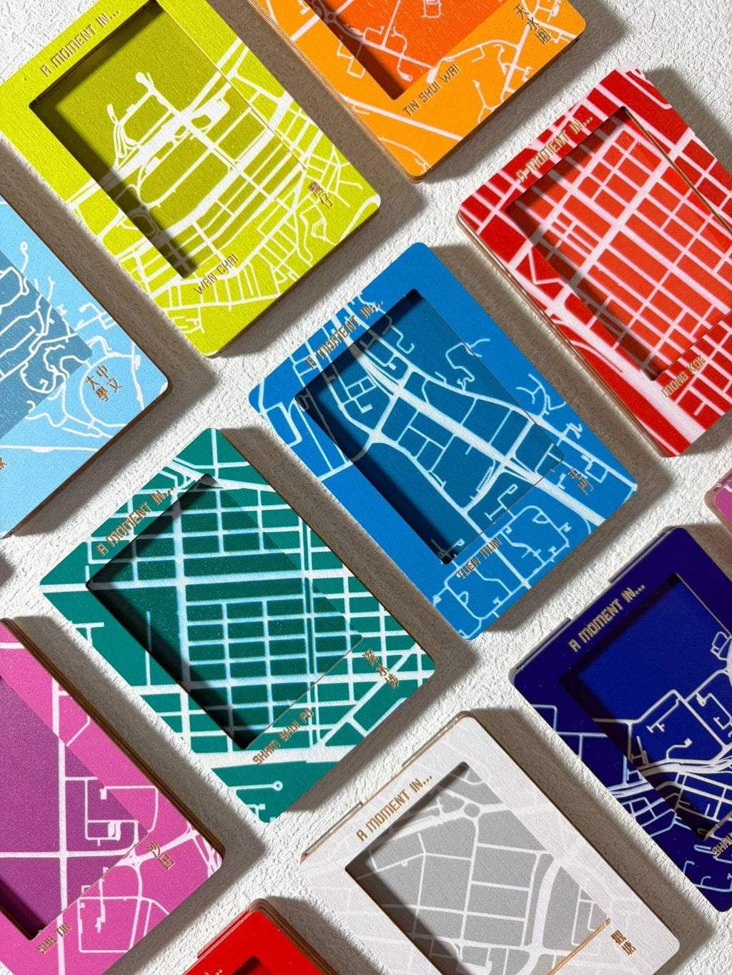 城市肌理木製磁吸即影即有相框