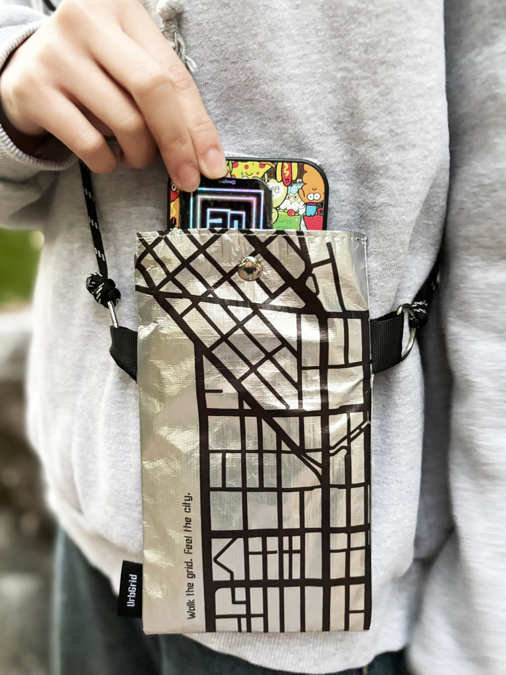 城市肌理手機袋