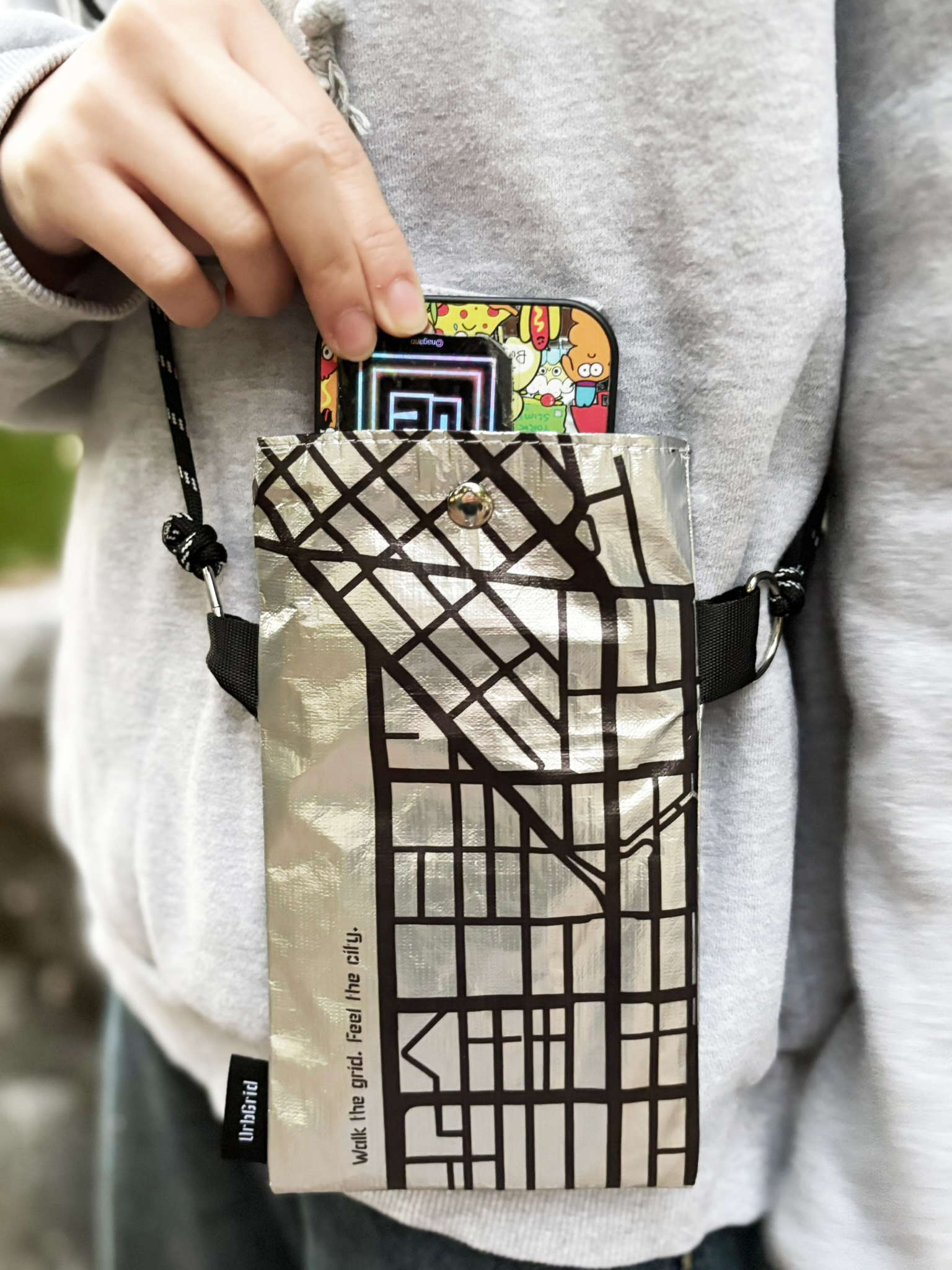 城市肌理手機袋