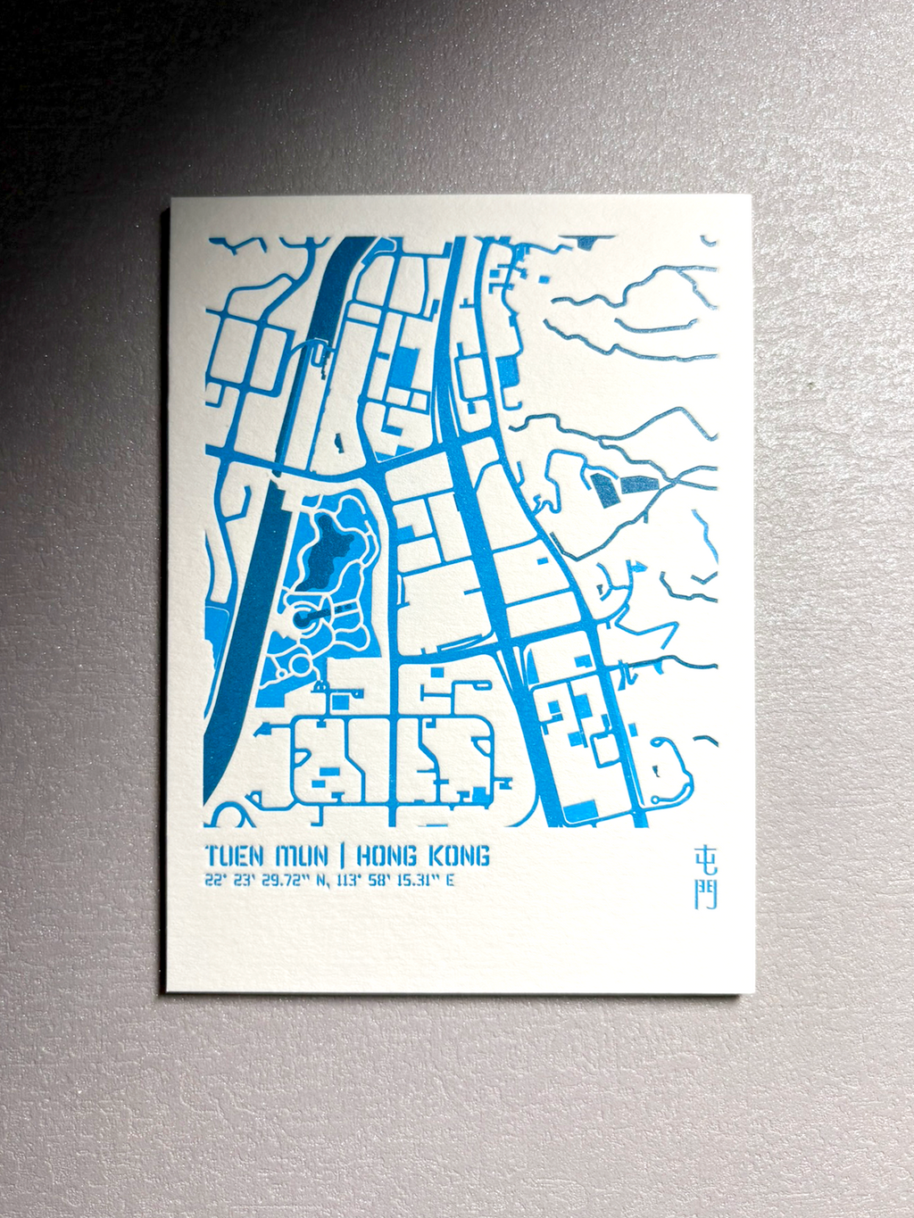 城市肌理活版印刷明信片套裝(十張入)