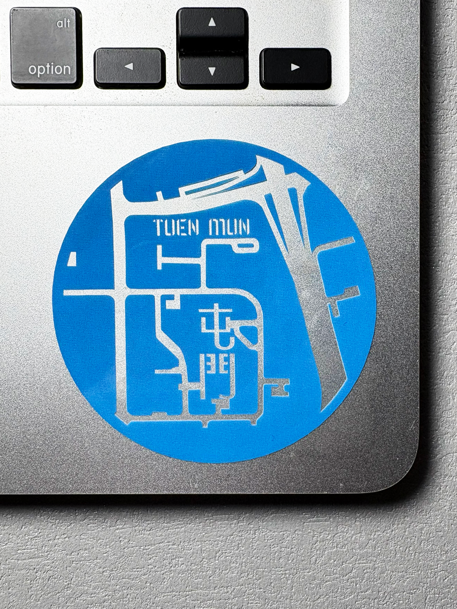 城市肌理透明防水貼紙